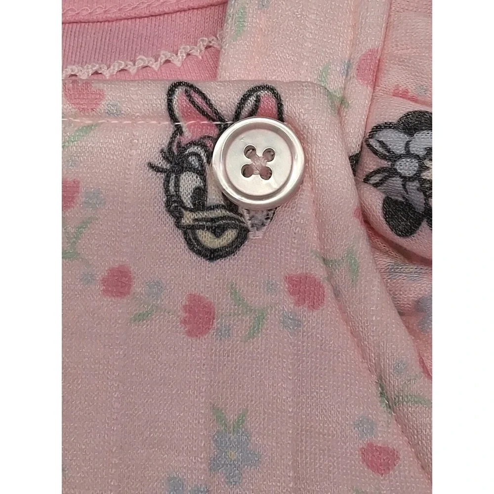 Disney Baby Minnie & Daisy Romper 2-Piece Frilled Set Pink Quilted SZ 12 mos